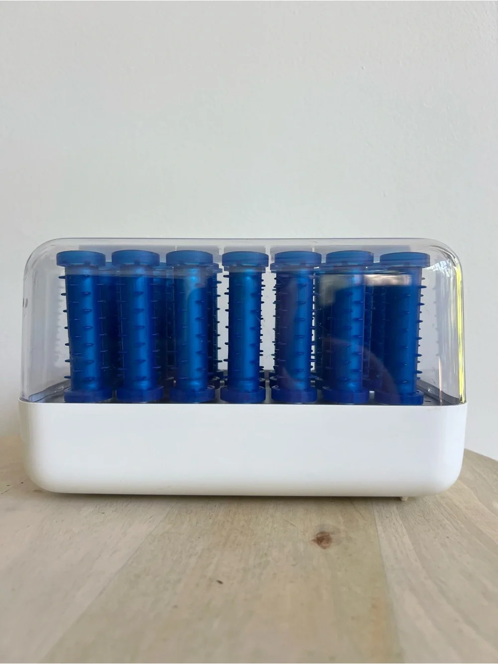Remington Tight Curls H-21SP Hot Rollers 21 Blue Wax Core Discontinued NO CLIPS